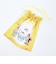 サンリオ ポムポムプリン × クッピーラムネ 巾着(M) (イエロー) 日本製 Sanrio