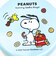 スヌーピー 丸型ランチボックス2段(フォーク付き) クッキー ランチ 日本製 SNOOPY