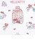 サンリオ ハローキティ ゴムバンド付きクリアファイル レッド 文具 Sanrio