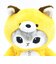 モフサンド キツネにゃん ぽてたまぬいぐるみ グレー mofusand