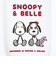 スヌーピー ＆ベル ウエット素材ペットボトルカバー シンプル柄 SNOOPY