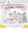 セサミストリート Retro style ステッカー (ホワイト) シール 文具 日本製