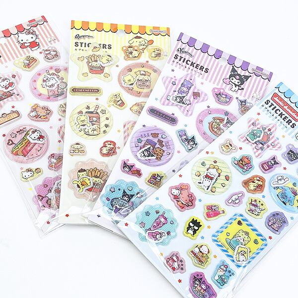 サンリオキャラクターズ カプセル＆ラメシール 文具 Sanrio