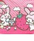 サンリオキャラクターズ 畳刺繍ミニポーチ がま口 NLC Sanrio