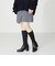 ニットロングヒールブーツ/31509