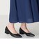 【軽量】■2025春夏新作■スリットカットポインテッドトゥヒールパンプス/55105