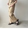 【Fit meサンダル】ニットダブルベルトサンダル