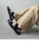 【Fit meサンダル】ニットダブルベルトサンダル