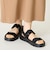 【Fit meサンダル】ニットダブルベルトサンダル