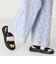【Fit meサンダル】ニットダブルベルトサンダル