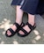 【Fit meサンダル】ニットダブルベルトサンダル