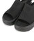 【Fit meサンダル】サイドオープンニット厚底サンダル/55207