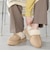 厚底ムートン2wayサンダル