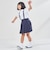 ゴムストラップスクールシューズ