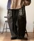 【チャイハネ】ヤオリ異素材パッチワークMEN'Sパンツ