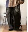 【チャイハネ】ヤオリ異素材パッチワークMEN'Sパンツ