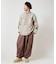 【チャイハネ】ヤオリ異素材パッチワークMEN'Sトップス
