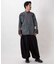 【チャイハネ】ヤオリ異素材パッチワークMEN'Sトップス