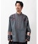 【チャイハネ】ヤオリ異素材パッチワークMEN'Sトップス