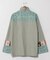 【チャイハネ】ヤオリ異素材パッチワークMEN'Sトップス