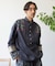 【チャイハネ】ヤオリ異素材パッチワークMEN'Sトップス