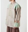 【チャイハネ】ヤオリ異素材パッチワークMEN'Sトップス