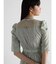 ボリュームショルダーバイカラードレス(light green,light yellow,light gray)