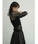 Openwork knit cardigan