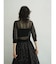 Openwork knit cardigan