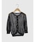 Openwork knit cardigan