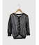 Openwork knit cardigan