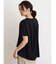 バックタック無地Tシャツ