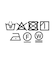 ランダムハート刺繍Tシャツ