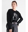 レディモチーフ刺繍長袖Tシャツ