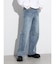 ウエストリブストレッチデニムパンツ