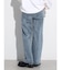 ウエストリブストレッチデニムパンツ