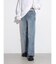 ウエストリブストレッチデニムパンツ