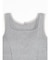チュールトリミングリブタンクトップ（gray）