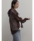 メッシュジップアップフーディー(brown)