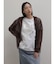 メッシュジップアップフーディー(brown)