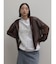 メッシュジップアップフーディー(brown)