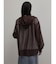 メッシュジップアップフーディー(brown)