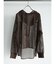 メッシュジップアップフーディー(brown)