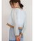 Bicolor sheer short cardigan