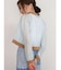 Bicolor sheer short cardigan