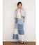 Bicolor sheer short cardigan