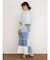 Bicolor sheer short cardigan
