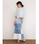 Bicolor sheer short cardigan