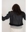 Bicolor sheer short cardigan