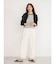 Bicolor sheer short cardigan